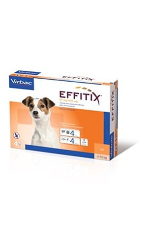 Effitix67/600mg Pip Caes 4-10kg X4