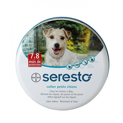 Seresto Coleira 1,25g+0,56g Cao Ate 8 kg