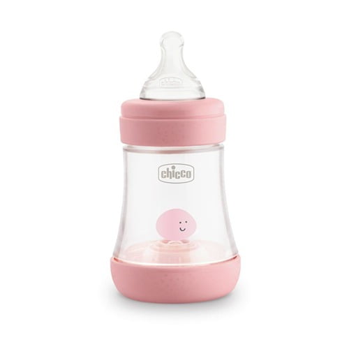 Biberão Perfect5 Fluxo Normal Rosa 150 ml