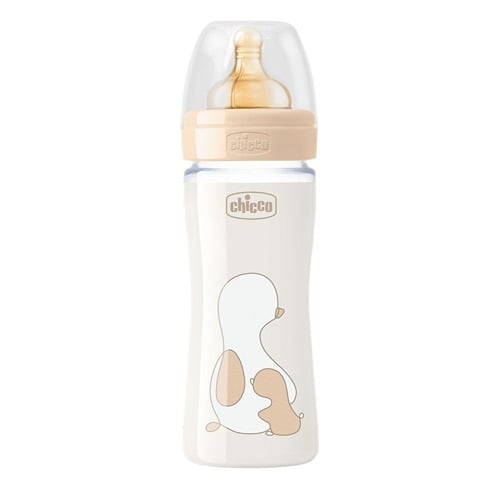 Biberão Vidro Touch Latex 240ml