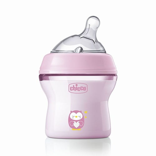 Biberão Natural Feel Rosa 150ml 0m+
