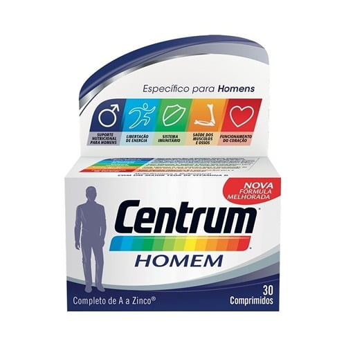 Centrum Homem Comp X 30 comps