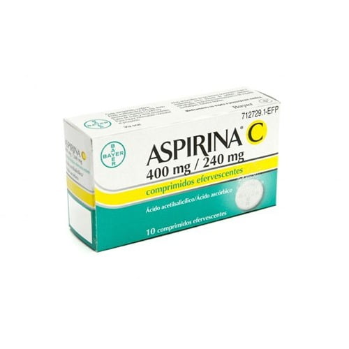 Aspirina C, 400/240 mg x 10 comp eferv