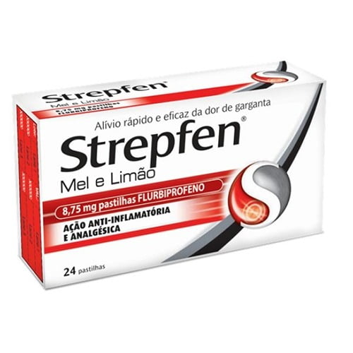 Strepsils Mel e limão, 1,2/0,6 mg x 24 pst