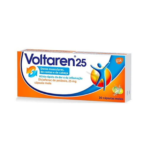 Voltaren 25, 25 mg x 20 cáps mole