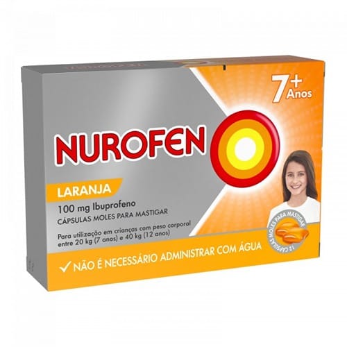 Nurofen, 100 mg x 24 c·ps mole p/mastigar