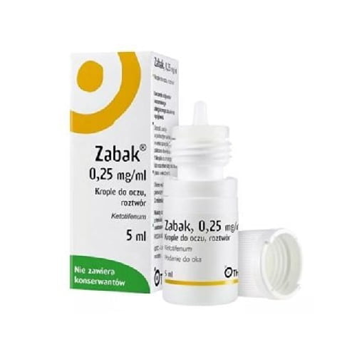 Zabak ,0.25 mg/ml Frasco conta-gotas 5 ml Col, sol