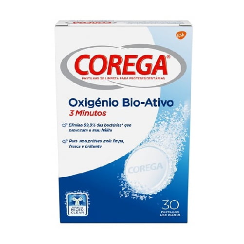 Corega Bio Activo Pst Protese X 30