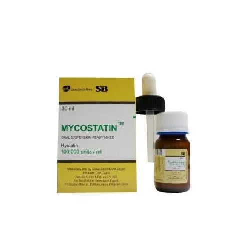 Mycostatin (30mL), 100000 UI/mL gotas