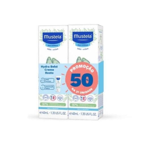 Mustela Bebe Pn Cr Hydra Rost40Ml Duo-50%